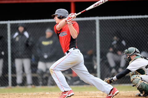 Baseball Stumbles in Seventh, Falls 6-4 to MIT
