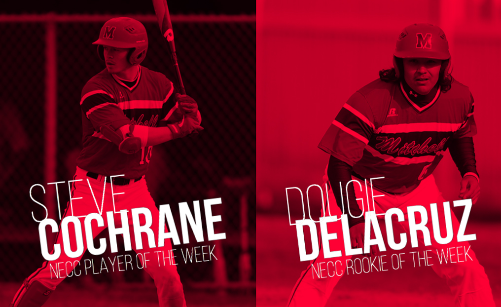 Baseball's Cochrane, DelaCruz Receive NECC Weekly Honors