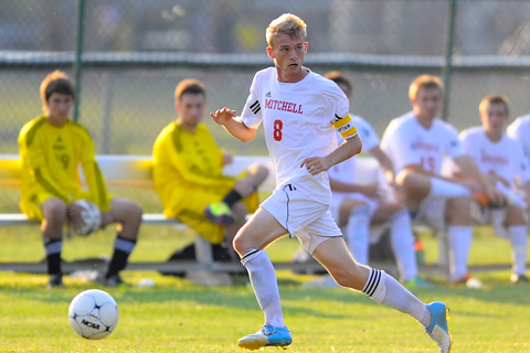 Simmons' Hat Trick Leads MSoccer to Win over SVC