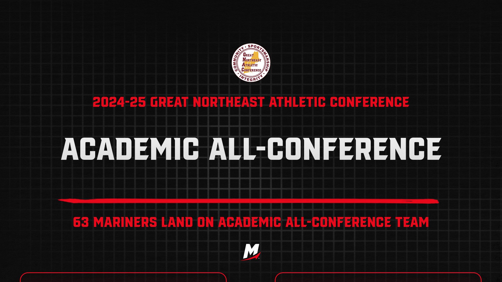 Mariners Place 63 on GNAC Academic All-Conference Team