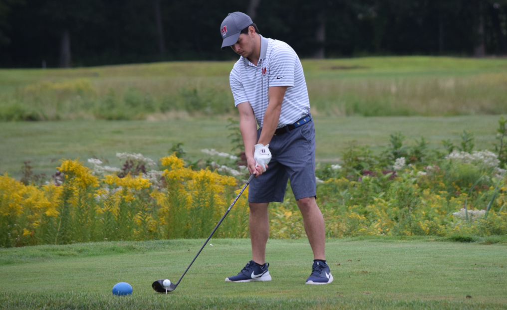 Men's Golf in Second Place after First Round of NECC Championship