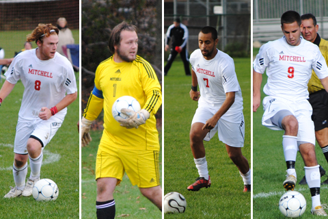 Men's Soccer Lands Four on NECC All-Conference Second Team