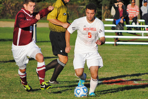 Late Goal Gives MSoccer a Win at Albertus Magnus