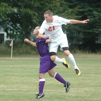 MEN'S SOCCER BATTLES IT OUT WITH CURRY