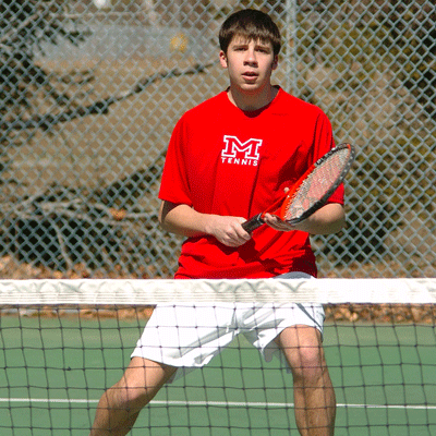 TENNIS WINS FIRST MATCH OVER FUTURE NECC RIVAL LESLEY