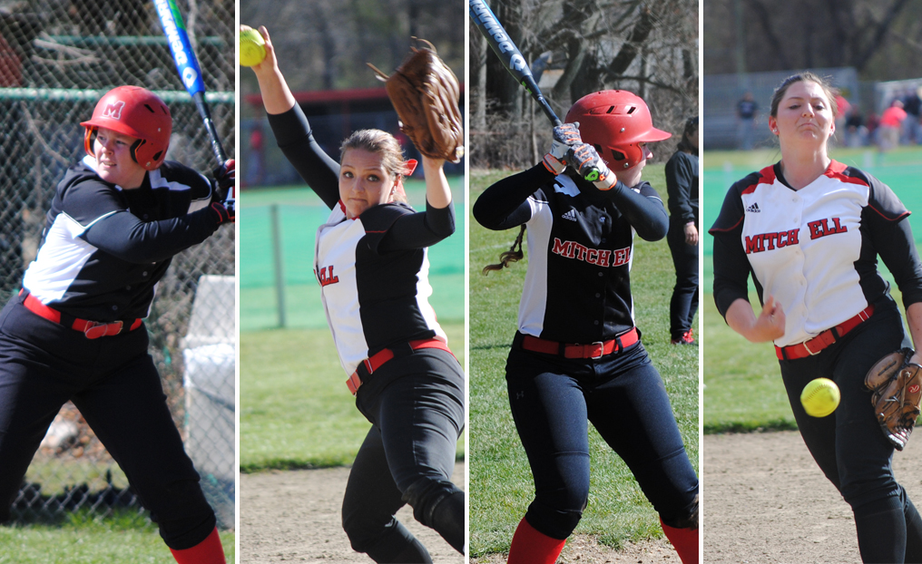 Four Softball Players Honored by NECC