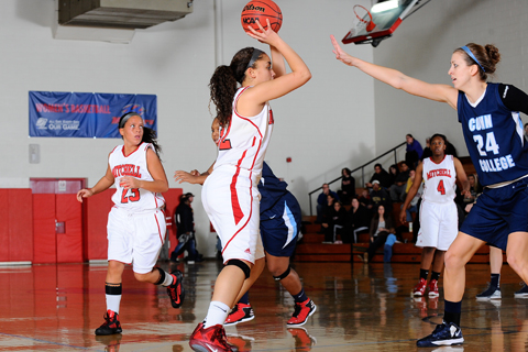 WBB Pushes Past Bay Path in Second Half