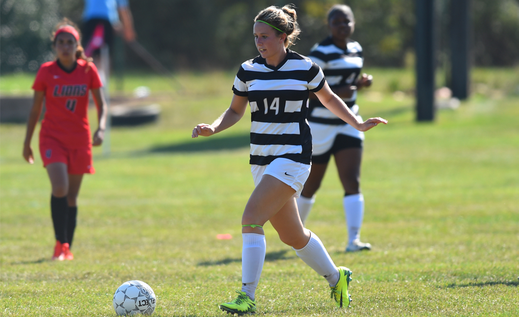 Late Goals Lead Women's Soccer to First Win