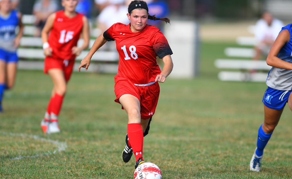Women's Soccer Tripped Up at Bay Path