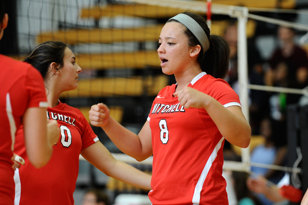 Volleyball Triumphs Over Bay Path in Five Sets