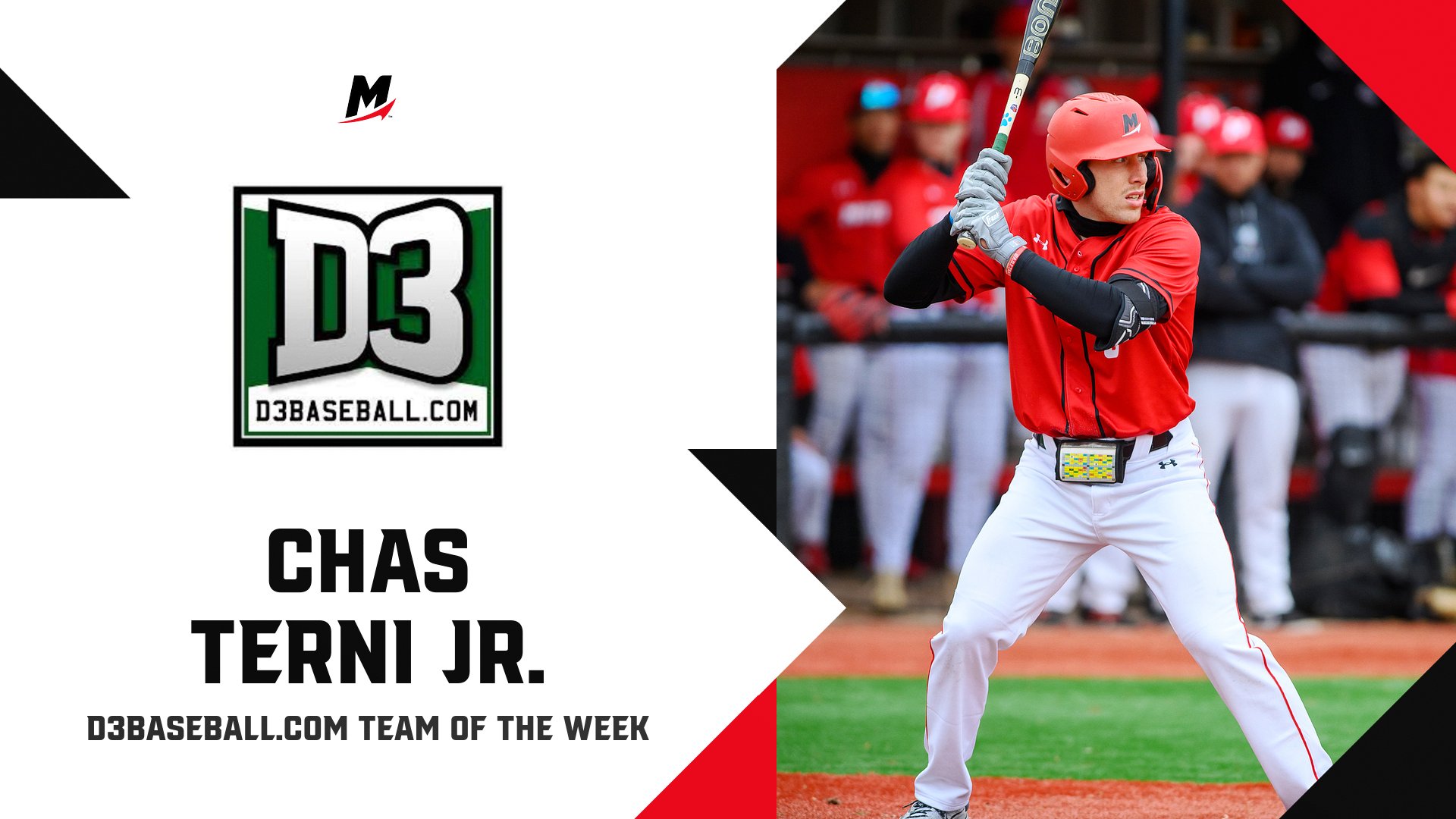 Terni Jr. Lands on D3baseball.com Team of the Week