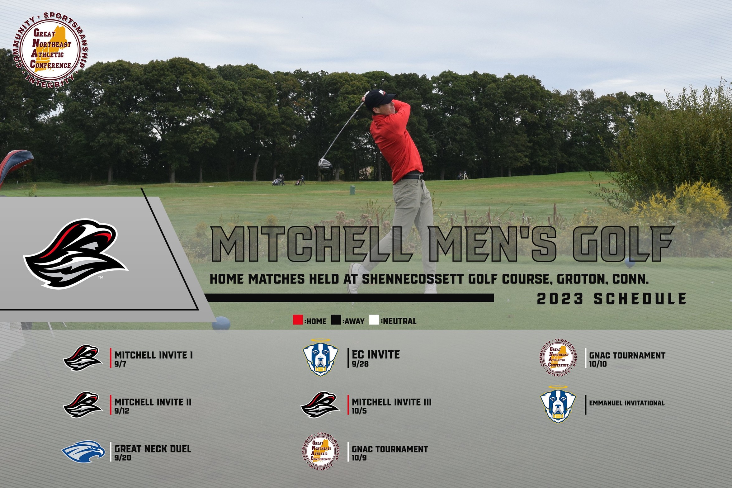 Men’s Golf 2023 Schedule Announced