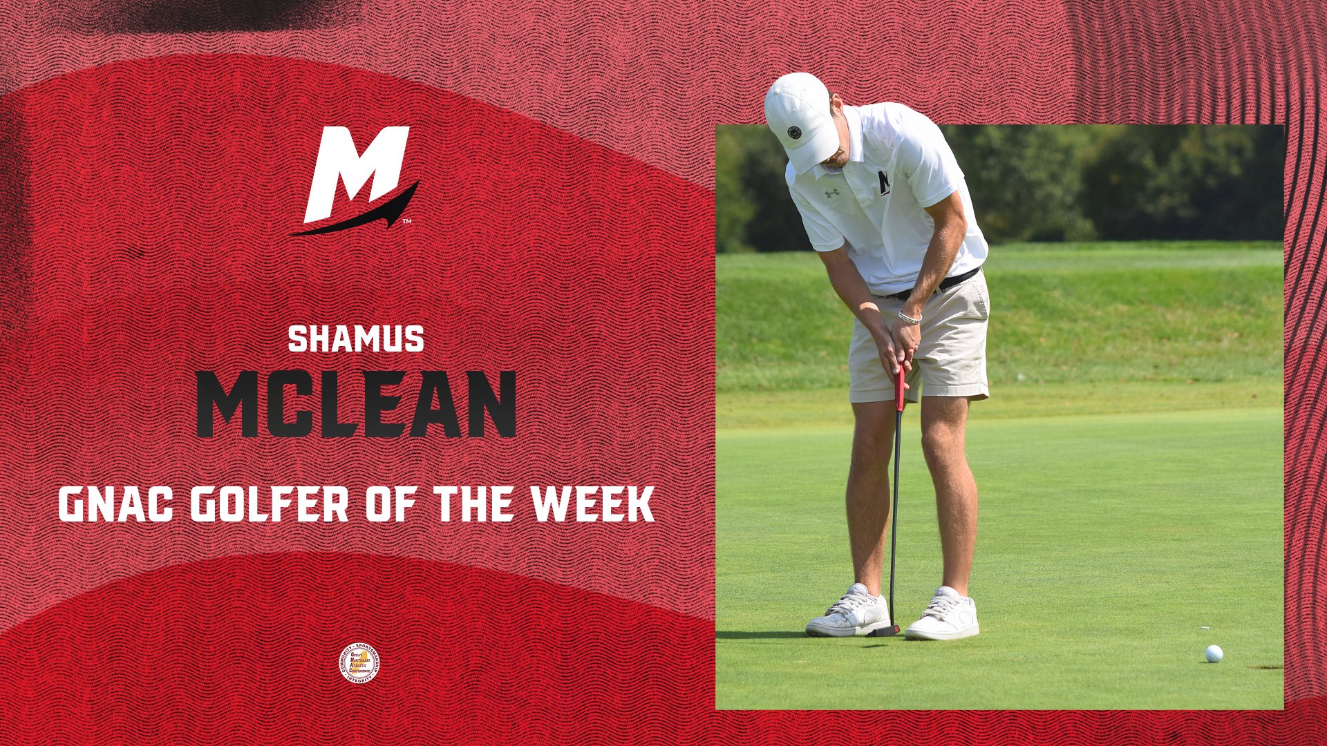 McLean Named GNAC Golfer of the Week for Third Time This Season