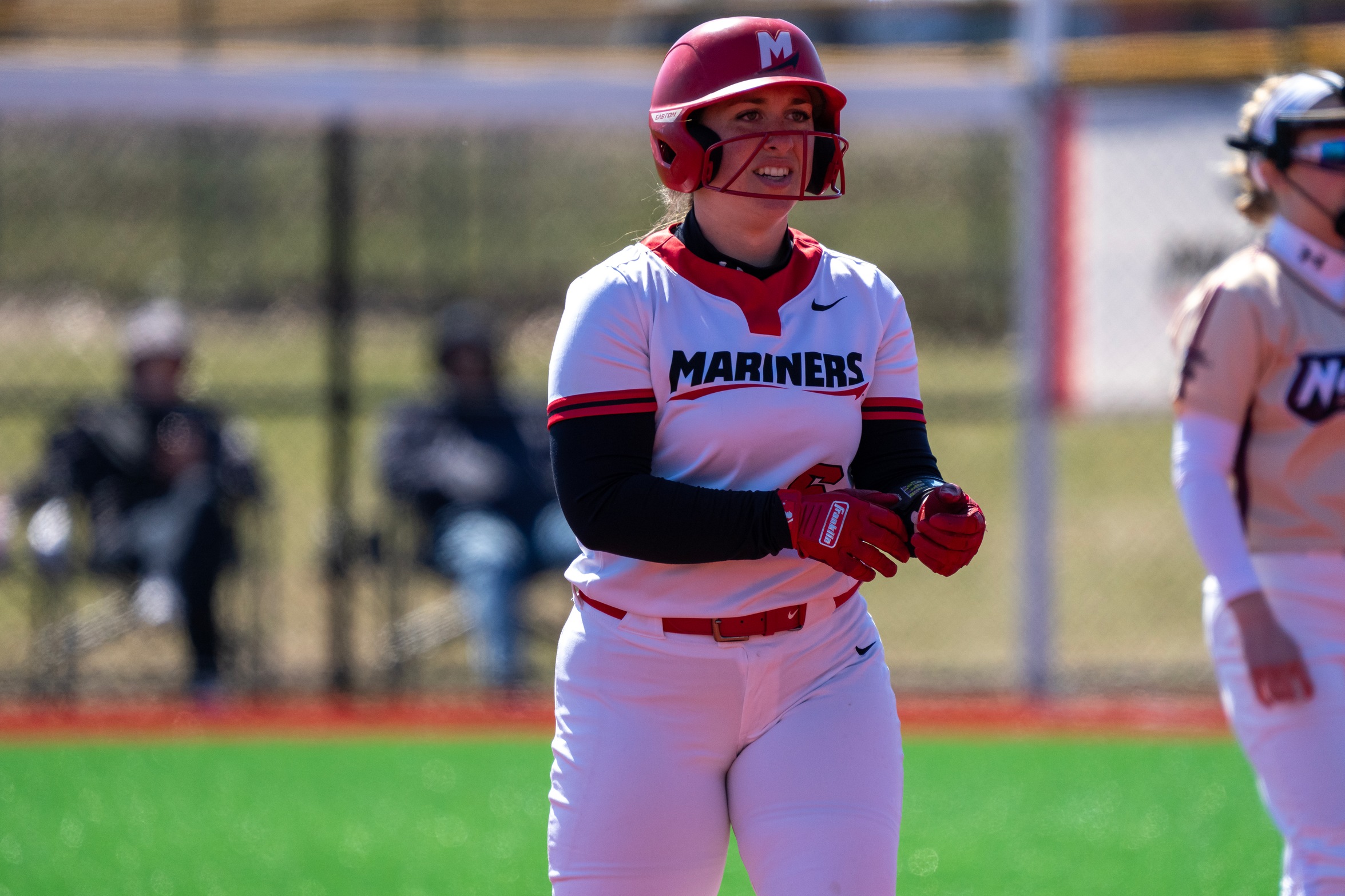 Softball Takes Two from Lesley in Conference Twin Bill
