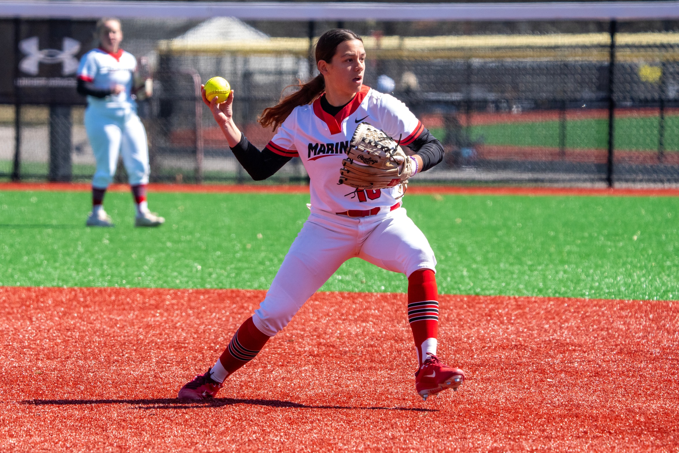 Softball Sets Program Record for Wins with Dominant Sweep of Purchase