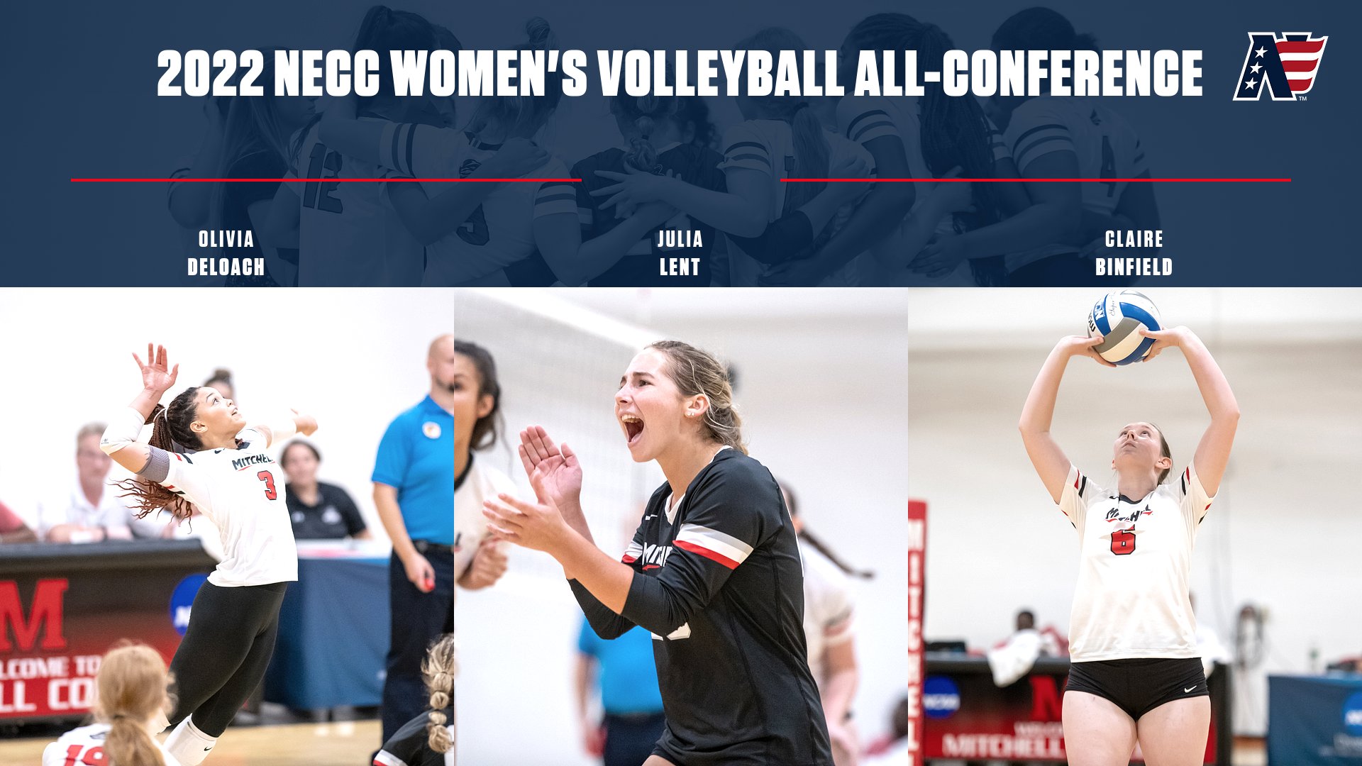 Three Mariners Earn All-Conference Honors